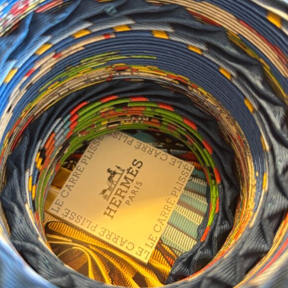 Hermes Plisse Kachina Scarf - Picture 7 of 13